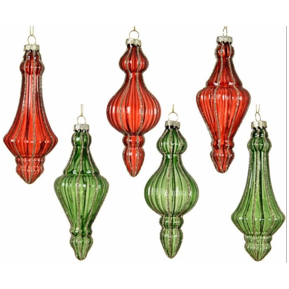 PENDENTE VETRO 15CM 6ASS